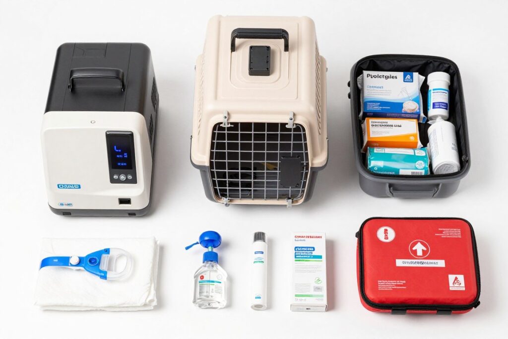 Special needs hurricane preparedness including medical equipment and pet supplies