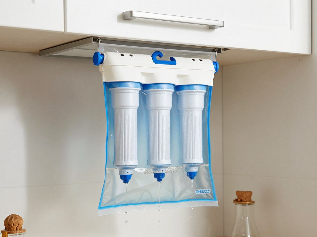 Waterdrop gravity water filter bag system family emergency use