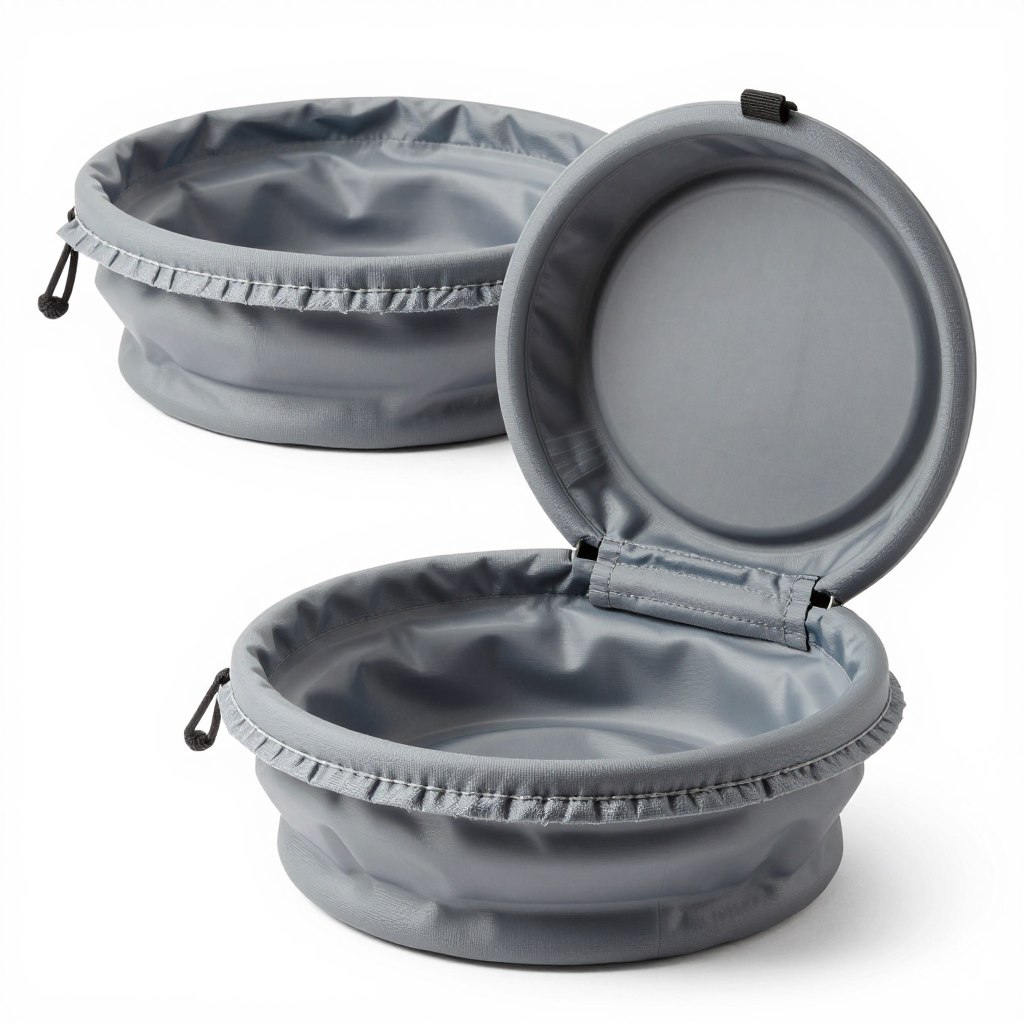 foldable fabric pet bowl