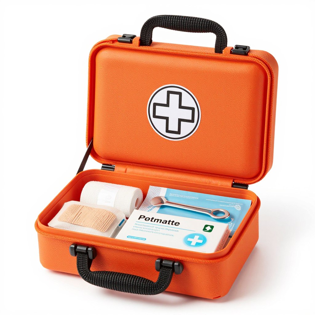 pet first aid kit with emergency supplies