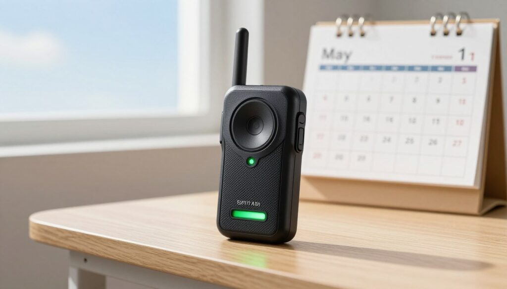 satellite communicator ready for hurricane season with charged battery and active service