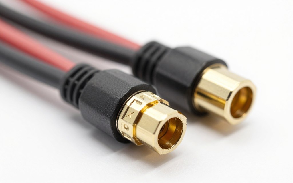 solar panel connectors and cables showing MC4 and XT60 connections